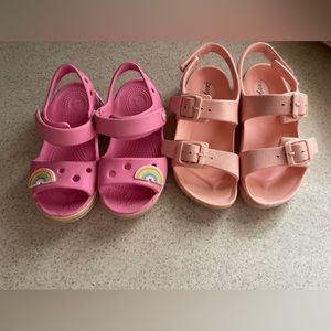 Toddler Sandal Bundle (Crocs and Cat & Jack)